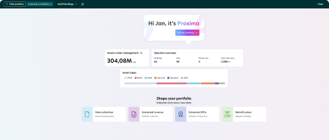 BuildingMinds dashboard screenshot